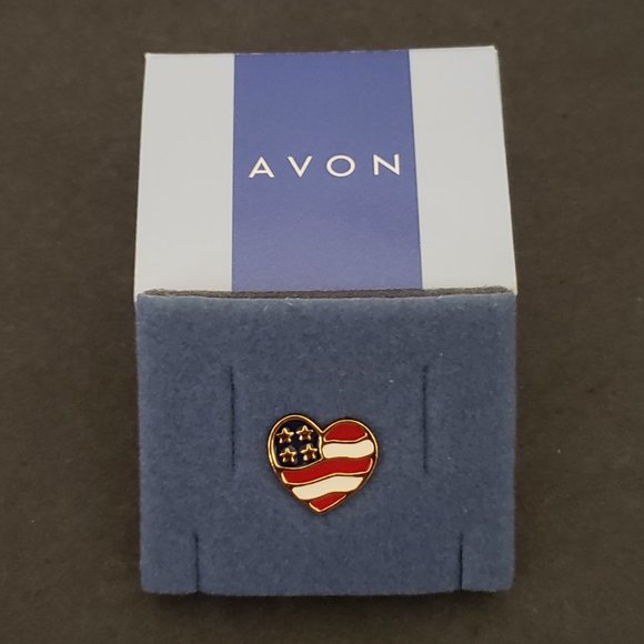 (3/$15) Avon Heart of America Pin - Picture 1 of 4